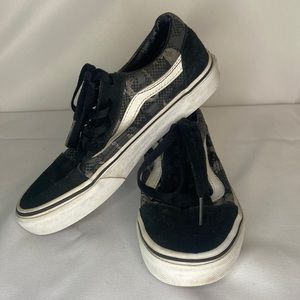Digital camo kids vans